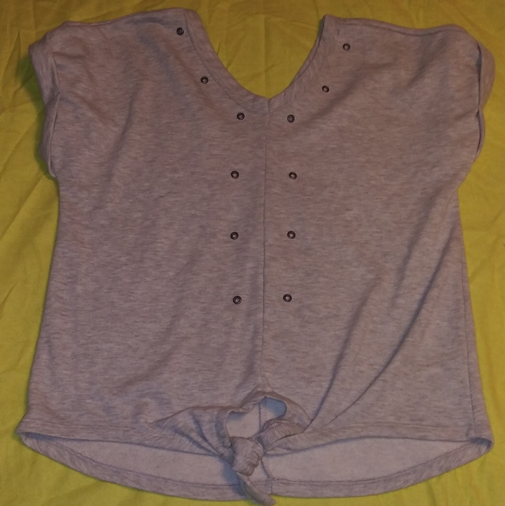Gray shirt